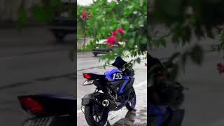 R15v4 bike blue 💙 love song vp lovely biker shorts bike r15 love shots trending vip r15v4 [upl. by Odnalra436]