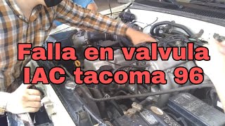 Tutorial desmontar y darle servicio a una valvula IAC de Toyota tacoma 96 [upl. by Eednas]