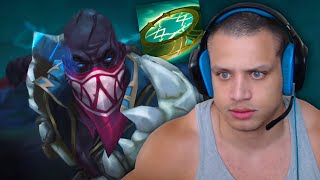 TYLER1 PRESEASON PYKE IS BROKEN [upl. by Ardnalahs92]