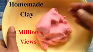 How to Make Clay at Home Homemade Clay  Craft Clay [upl. by Merrow]