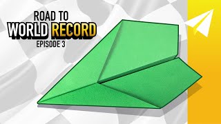 How to Make the BEST Distance Glider Paper Airplane Rival Prototype 3 — Road To World Record Ep 3 [upl. by Ensoll614]