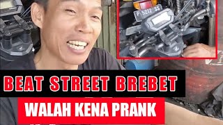 LAGI KENA PRANK HONDA BEAT STREET BREBET [upl. by Millian]