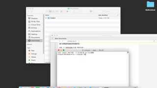 How to Zip and Unzip Files Command Line Terminal on a Mac OS X Yosemite [upl. by Nytsrik701]