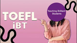 Focusing on the TOEFL iBT which is an Internetbased test [upl. by Odine]