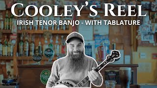 How to play Cooleys Reel  Irish Tenor Banjo With Tabs [upl. by Anner]