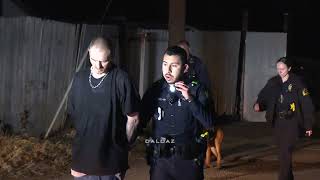 Dallas Police K9 Arrest Suspects Hiding In Backyard [upl. by Sivar]