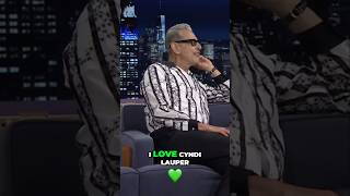 Jeff Goldblum Tango Dancing with Cyndi Lauper A Musical Celebration [upl. by Bovill]