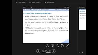 pharmacology 2 lecture 19  NSAIDS part 2 [upl. by Jenkins]