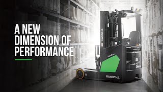 HCTV  XC Series Reach Truck with Lithium Power [upl. by Amerigo]