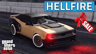 Bravado Gauntlet Hellfire Best Customization  Review  Aggressive Build Paint Job  GTA 5 Online [upl. by Dotty892]