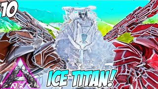 Berhasil  Solo Taming ICE TITAN   ARK Extinction Indonesia 10 [upl. by Medardas]