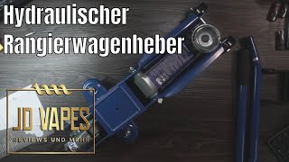 Hydraulischer Rangierwagenheber 2 Tonnen Tragkraft amp BMW F11 Gummiauflage I UNBOXING [upl. by Krasnoff]