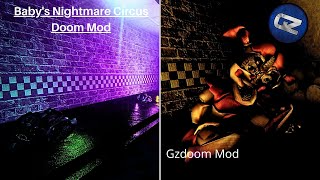 FNAF SISTER LOCATION DOOM  BNC Doom Mod GamePlay [upl. by Iret842]