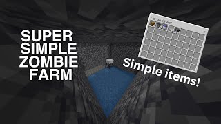 Easiest Minecraft Zombie Mob Spawner XP Farm  Tutorial 121 and above [upl. by Bronder]