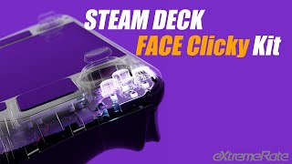 How to Install Steam Deck FACE Clicky Kit  ABXY amp Dpad Clicky  eXtremeRate [upl. by Erleena]