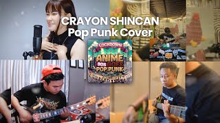 Crayon Shinchan Opening Indonesia Cover By Lockdown Project Id Ft KristaYuyu [upl. by Burford771]