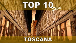 Top ten TOSCANA  Cosa visitare [upl. by Notserp]