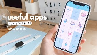 5 useful apps for students ✨  iOS amp Android [upl. by Panthea584]