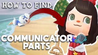 How To Find Gullivers Communicator Parts  Animal Crossing New Horizons [upl. by Rednave1]