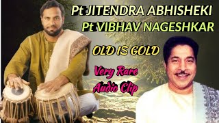 Pt Jitendra Abhisheki amp Pt Vibhav Nageshkar  Nagpur Concert Very Rare Audio Clip [upl. by Annekcm]