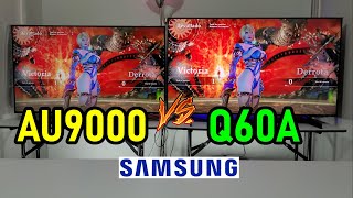 SAMSUNG AU9000 vs Q60A Dynamic Crystal vs QLED  ¿Cuál deberías comprar [upl. by Leikeze707]