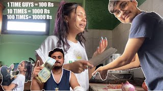 VLOG 6  SAGAR AND SUSHMITA VLOGGING😂😂  SUSHMITA GETS 100rs EVERYTIME SHE SAYS GUYS😬 BUT 😈 [upl. by Myers]