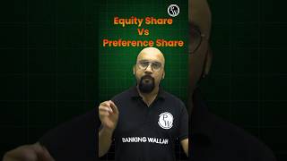 Difference Between Equity Shares and Preference Shares shorts share pw jaiibcaiibwallah [upl. by Mokas603]