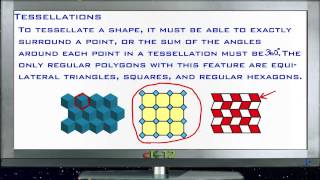 Tessellations Lesson Basic Geometry Concepts [upl. by Ellenaj]