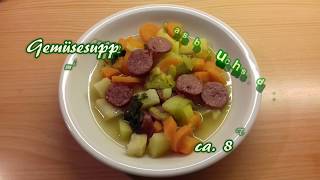 Gemüsesuppe mit Mettenden [upl. by Kletter]