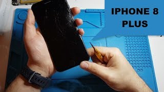 iPhone 8 plus lcd screen replacement full videoتغيير شاشة ايفون 8 بلس [upl. by Safir]