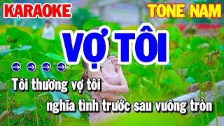 Karaoke Vợ Tôi Tone Nam  Nhạc Sống Rumba Beat Hay Chuẩn 2022  Thanh Hải [upl. by Ainegul226]