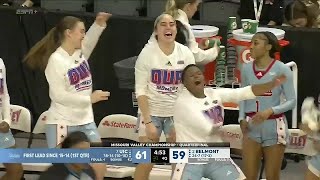 HIGHLIGHTS MVC Tournament Quarterfinal  Belmont Bruins vs UIC Flames  College Basketball [upl. by Eelan]