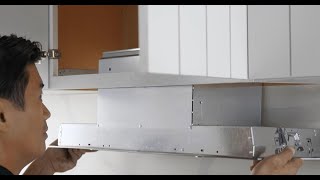 Installation de la hotte de cuisinière encastrée BEST HBN1 [upl. by Reivad930]