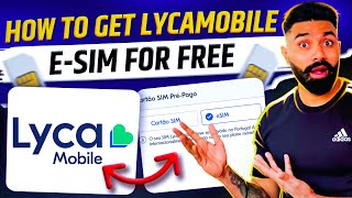 How to get lycamobile esim  Full Step By Step Guide 2024 Lycamobile esim activation [upl. by Sheena497]