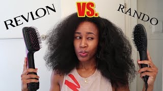 Revlon One Step Hair Dryer vs Thermal Styling Brush Which Works Better  4C Hair [upl. by Otreblasiul]