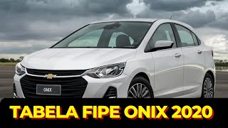 TABELA FIPE DO CHEVROLET ONIX 2020 QUANTO CUSTA DE VERDADE [upl. by Arnuad]