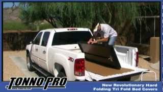 How to Install a Tonno Pro Hard Fold Tonneau Cover [upl. by Rosenfeld]