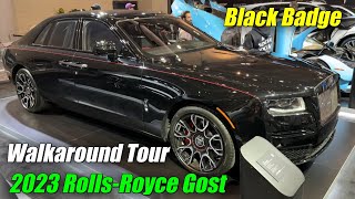 2023 RollsRoyce Ghost Black Badge  Walkaround Tour  AutomotoTube [upl. by Verge]