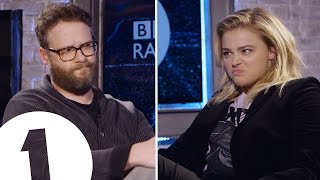 Seth Rogen amp Chloë Grace Moretz Insult Each Other  CONTAINS STRONG LANGUAGE [upl. by Jammal]