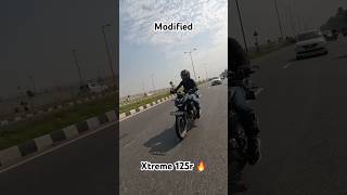 Modified Xtreme 125r🔥 xtreme125r viral shortsviral motovlog [upl. by Alber]