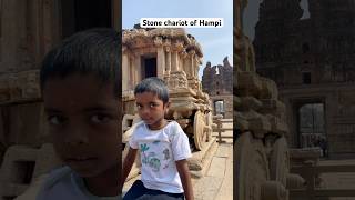 Stone chariot of Hampi👌❤️ ancienthistory seetherealindia shortsvideo hampihistory [upl. by Merideth766]