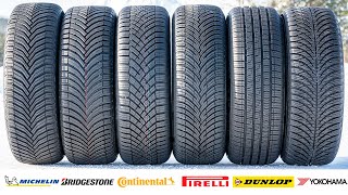 Best All Season Tire for 2024 Michelin vs Bridgestone vs Continental vs Pirelli vs Dunlop vs Yoko [upl. by Losyram]