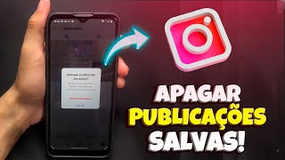 Como apagar fotos e vídeos salvos no Instagram Tutorial completo [upl. by Yorick]