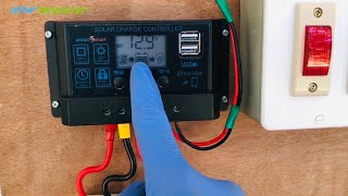 How to Install Solar Inverter  Offgrid Solar Power System  12V Battery  100W Panel [upl. by Ffoeg]