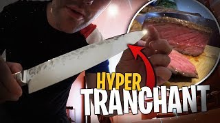 Une Entrecôte d1kg600 VS mon nouveau Couteau hyper tranchant  🔪 [upl. by Nosmas937]