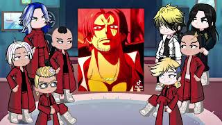 Tokyo revengers react to takemichi as shanks  Onepiece Luffy gear 5 Strawhat  Gacha life 2  Mikey [upl. by Kinchen]