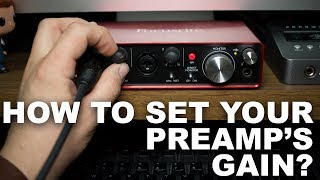 How To Set Your Microphones Gain  Level for Beginners FAQ Series [upl. by Hajan794]