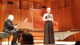 Katja Pennypacker Quel sguardo sdgnosettoC Monteverdi Music Horizons 2015 Solo Concert [upl. by Htennek]