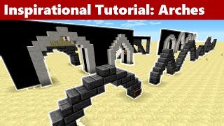 Minecraft How To Build Arches Tutorial Including Roman arch Ogee arch Parabolic arch and more [upl. by Nnaeilsel]