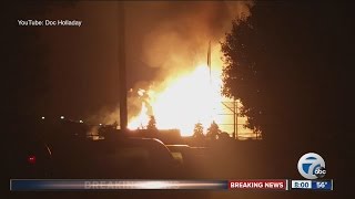 Massive gas line explosion rocks Melvindale [upl. by Obla]